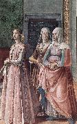 Domenicho Ghirlandaio Birth of St John the Baptist (detail) USA oil painting artist